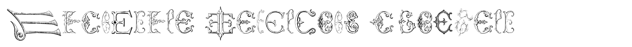 Victorian Alphabets E Regular image